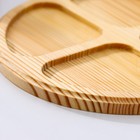 Набор посуды Доляна, менажница d=20 см, разделочная доска 25×17×1,2, подставка под кружку в подарок - фото 24997171