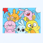 Витражная мини-картина «Кролики друзья» - Фото 6