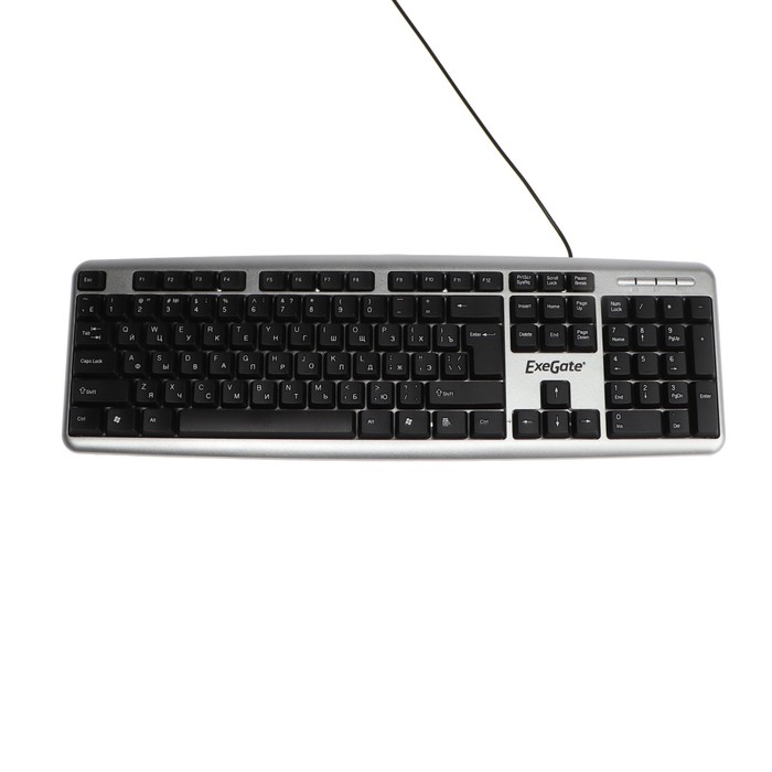 Клавиатура ExeGate Professional LY-401, проводная, мембранная, 104 клавиши, USB, чёрная - фото 51308173 Клавиатура ExeGate Professional LY-401, проводная, мембранная, 104 клавиши, USB, чёрная - фото 51308173