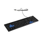 Клавиатура ExeGate Professional LY-402N, проводная, мембранная, 102 клавиши, USB, чёрная - фото 10234027