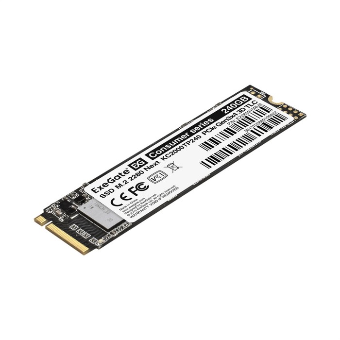 Накопитель SSD ExeGate Next KC2000TP240, 240 Гб, PCI-E x4, M2 - фото 51308193