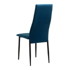 Стул мягкий для кухни «Волна», обивка велюр, цвет изумруд/чёрный - Фото 7