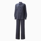Костюм женский (рубашка, брюки) MINAKU: Enjoy цвет синий, размер 44 - Фото 7