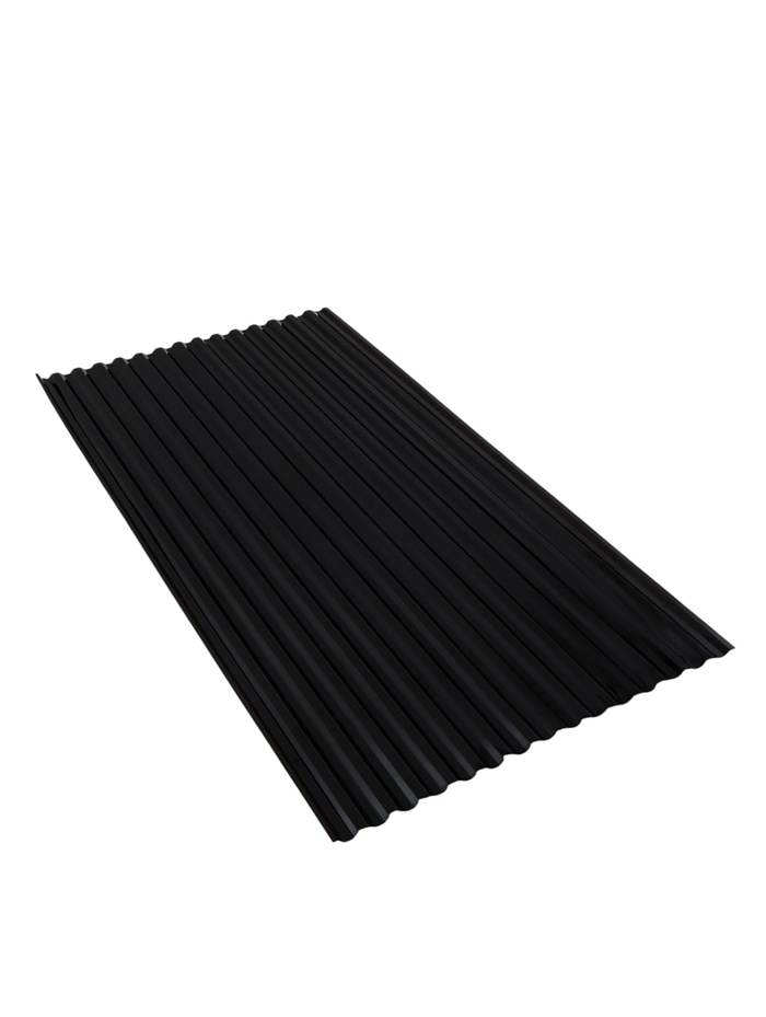 Поликарбонат монолитный, кровельный, трапеция 0.8 мм, 2×1.05 м, коричневый - Фото 1