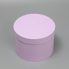 Набор шляпных коробок 3 в 1, упаковка подарочная, «Лавандовый», 18 х 18 х 13‒25 х 25 х 15 см - фото 22005214