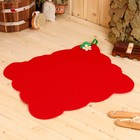 Набор банный женский "Ягодка" (шапка+рукавица+коврик) - Фото 2