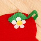 Набор банный женский "Ягодка" (шапка+рукавица+коврик) - Фото 3