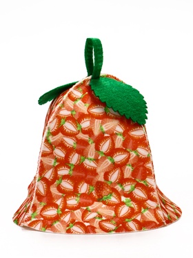 Шапка для бани и сауны женская «Ягодка», войлок