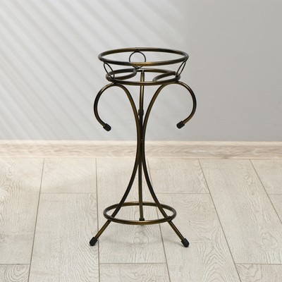 Подставка для цветов, напольная, на 1 горшок, d=17 см, бронзовая, «Пикассо»