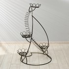 Подставка для цветов, напольная, на 4 горшка, d = 14 см, бронзовая, «Лилия» 9433064