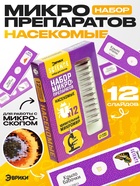 Набор для опытов «Набор микропрепаратов», насекомые - Фото 1