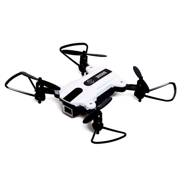 Квадрокоптер FLASH DRONE, камера 480P, Wi-Fi, с сумкой, цвет белый - фото 1906175682