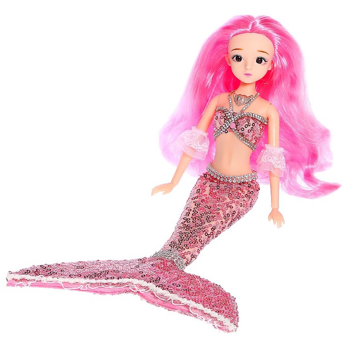Музыкальная кукла «Волшебная русалка», звук, свет 60218