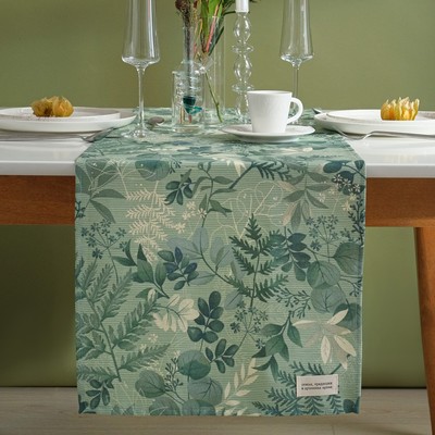 Дорожка Доляна «Лесная прохлада» 40×146 см, 50% хлопок, 50% п/э, рогожка 158 г/м²