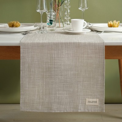 Дорожка Доляна «Душевная кухня» 40×146 см, 50% хлопок, 50% п/э, рогожка 158 г/м²