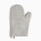 Варежка - прихватка «Доляна. Душевная кухня», 20×28 см, 50% хлопок, 50% п/э, рогожка 158 г/м² - Фото 3