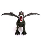 Дракон Dragon, эффект дыма, откладывает яйца, с проектором цвет зелёный - фото 24398653