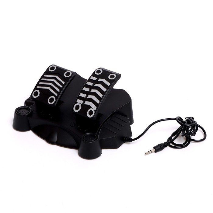 Машина радиоуправляемая RACE, 1:16, педали и руль, работает от батареек, цвет красный 60227