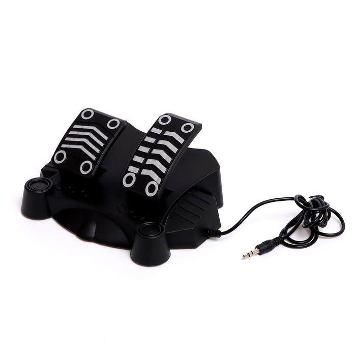 Машина радиоуправляемая RACE, 1:16, педали и руль, работает от батареек, цвет синий 60228