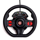 Машина радиоуправляемая RACE, 1:16, педали и руль, работает от батареек, цвет синий - фото 24455890