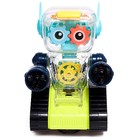 Робот с шестерёнками «Минибот», русское озвучивание, световые эффекты, цвет зелёный - фото 6804004