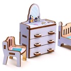 Кукольная мебель «Спальня» - Фото 3