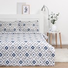 Постельное бельё 2 сп Экономь и Я "Тетрис" 173х215см, 175х214см, 50х70см-2шт, 60г/м2, микрофибра - фото 24628907
