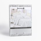 Постельное бельё 1,5 сп Экономь и Я "Морозный узор" 143х215 см, 145х214 см, 50х70 см-1 шт, 60 г/м2, микрофибра - фото 24384596