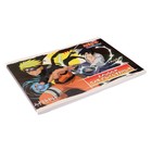 Альбом для рисования А4, 40 листов на клею Naruto, обложка мелованный картон, выборочный УФ лак, блок 100г/м2 - фото 7344902