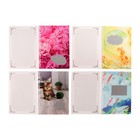 Блокнот А5, 52 листа в клетку на гребне, обложка мелованный картон, ВД лак, блок офсет, МИКС 9468063