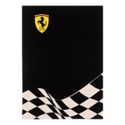 Записная книжка А5, 96 листов в клетку Ferrari, интегральная обложка, ламинация Soft-Touch, блок офсет - фото 319256036