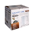 Чайник электрический Galaxy GL 0327, пластик, колба металл, 1.5 л, 1800 Вт, белый - фото 51338205 Чайник электрический Galaxy GL 0327, пластик, колба металл, 1.5 л, 1800 Вт, белый - фото 51338205
