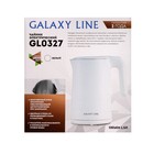 Чайник электрический Galaxy GL 0327, пластик, колба металл, 1.5 л, 1800 Вт, белый - фото 51338206 Чайник электрический Galaxy GL 0327, пластик, колба металл, 1.5 л, 1800 Вт, белый - фото 51338206