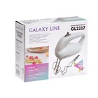 Миксер Galaxy LINE GL 2217, ручной, 300 Вт, 5 скоростей, режим "турбо", белый 9471183 - фото 16158205
