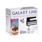 Миксер Galaxy LINE GL 2223, ручной, 400 Вт, 5 скоростей, режим "турбо", чёрно-серебристый - Фото 7