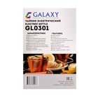 Чайник электрический Galaxy GL 0301, пластик, колба металл, 1.5 л, 2000 Вт, красно-чёрный - фото 51338257 Чайник электрический Galaxy GL 0301, пластик, колба металл, 1.5 л, 2000 Вт, красно-чёрный - фото 51338257