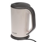 Чайник электрический Galaxy GL 0330, пластик, колба металл, 1.7 л, 2000 Вт, бежевый - фото 51338259 Чайник электрический Galaxy GL 0330, пластик, колба металл, 1.7 л, 2000 Вт, бежевый - фото 51338259