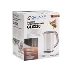 Чайник электрический Galaxy GL 0330, пластик, колба металл, 1.7 л, 2000 Вт, бежевый - фото 51338265 Чайник электрический Galaxy GL 0330, пластик, колба металл, 1.7 л, 2000 Вт, бежевый - фото 51338265