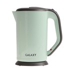 Чайник электрический Galaxy GL 0330, пластик, колба металл, 1.7 л, 2000 Вт, салатовый - фото 10235935