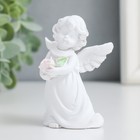 Сувенир полистоун "Малышка-ангелок" белоснежный МИКС 4,5х3,5х8 см - Фото 3