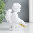 Сувенир полистоун "Белоснежный ангел с книгой" с золотом МИКС 9,5х7,5х6,5 см - Фото 3