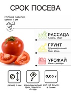 Семена Томат «Монеточка», детерминантный, среднерослый, 0.05 г, «Семена Алтая» - Фото 2