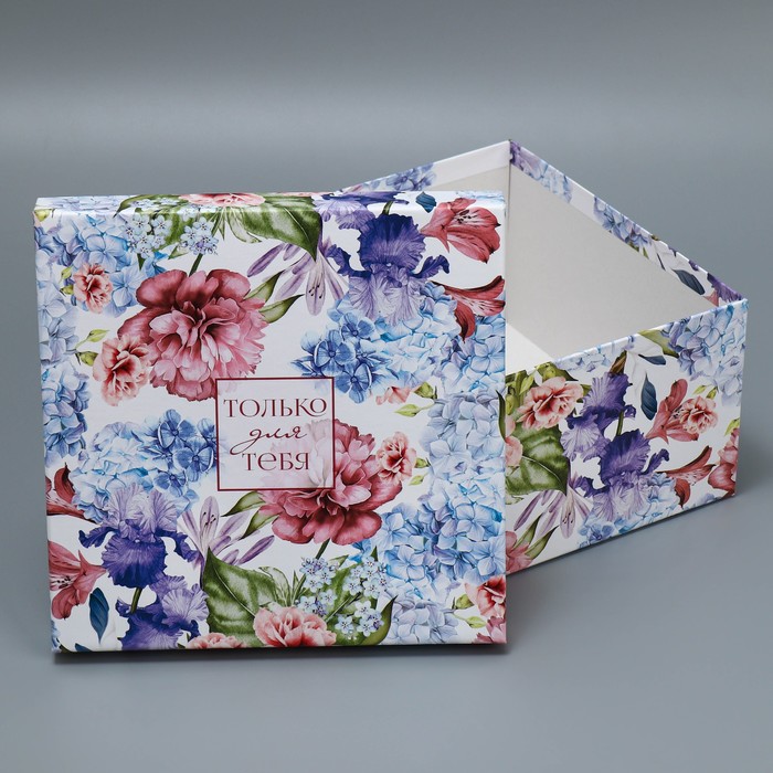 Набор коробок 5 в 1, упаковка подарочная, «Цветочный сад», 14 х 14 х 8‒22 х 22 х 12 см - фото 1907623710