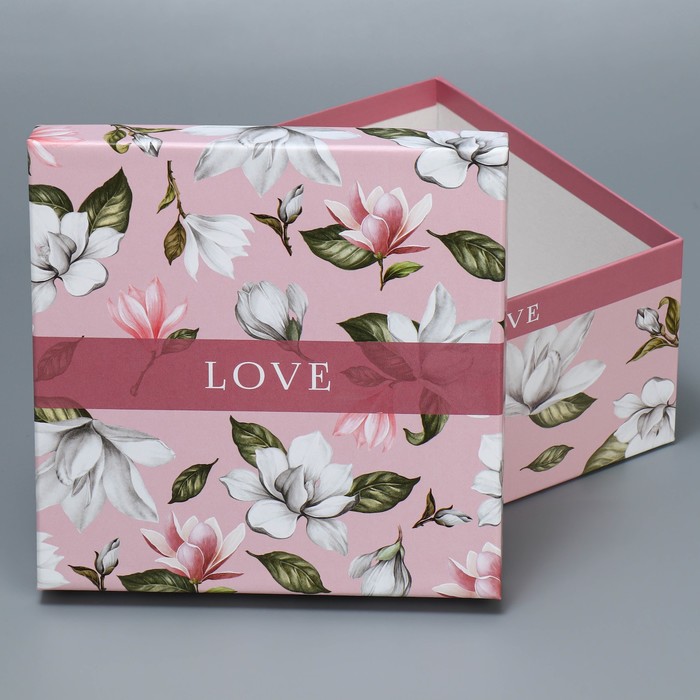 Набор коробок 5 в 1, упаковка подарочная, «Цветочный сад», 14 х 14 х 8‒22 х 22 х 12 см - фото 1907623712