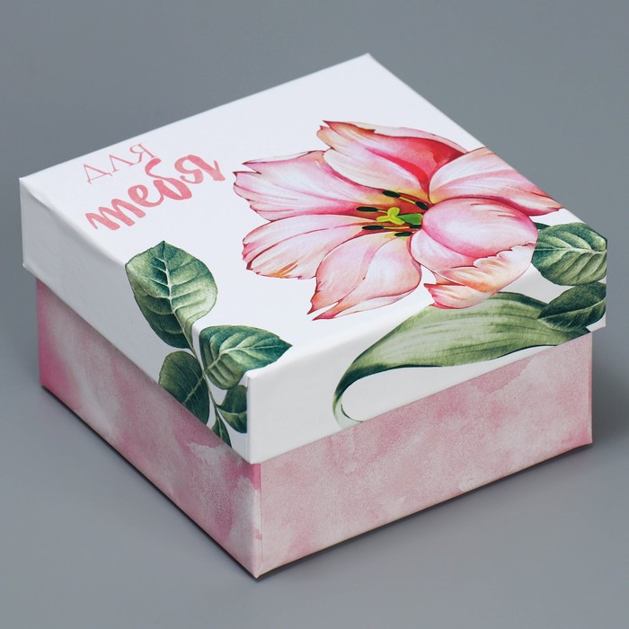 Набор коробок 6 в 1, упаковка подарочная, «Цветы», 10.2 х 10.2 х 6 - 20 х 20 х 11 см - фото 1907623735