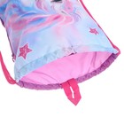 Мешок для обуви с карманом 470 х 370 мм, Оникс МО-26-1-2р, с ручкой "Волшебный единорог" 64810 - фото 24550407