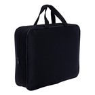 Папка с ручками текстильная А4, 350 х 265 х 45 мм, Оникс, ПМД 4-01 "Офис", черная - фото 22484230