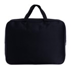 Папка с ручками текстильная А4, 350 х 265 х 45 мм, Оникс, ПМД 4-01 "Офис", черная - фото 22484231