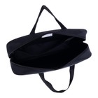 Папка с ручками текстильная А4, 350 х 265 х 45 мм, Оникс, ПМД 4-01 "Офис", черная - фото 22484233