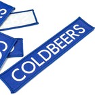 Нашивка Coldbeers, размер 16.5x3 см - фото 296530478